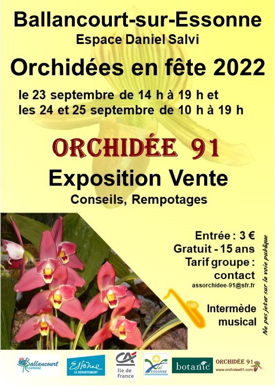 Exposition d'Orchidée 91